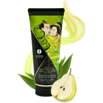Массажный крем для тела SHUNGA PEAR & EXOTIC GREEN TEA (ГРУША И ЭКЗОТИЧЕСКИЙ ЗЕЛЕНЫЙ ЧАЙ - НЕОБЫКНОВЕННЫЕ ПОЦЕЛУИ) 4111 SG